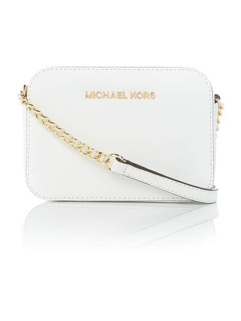 michael kors mini white bag|michael kors small crossbody bag.